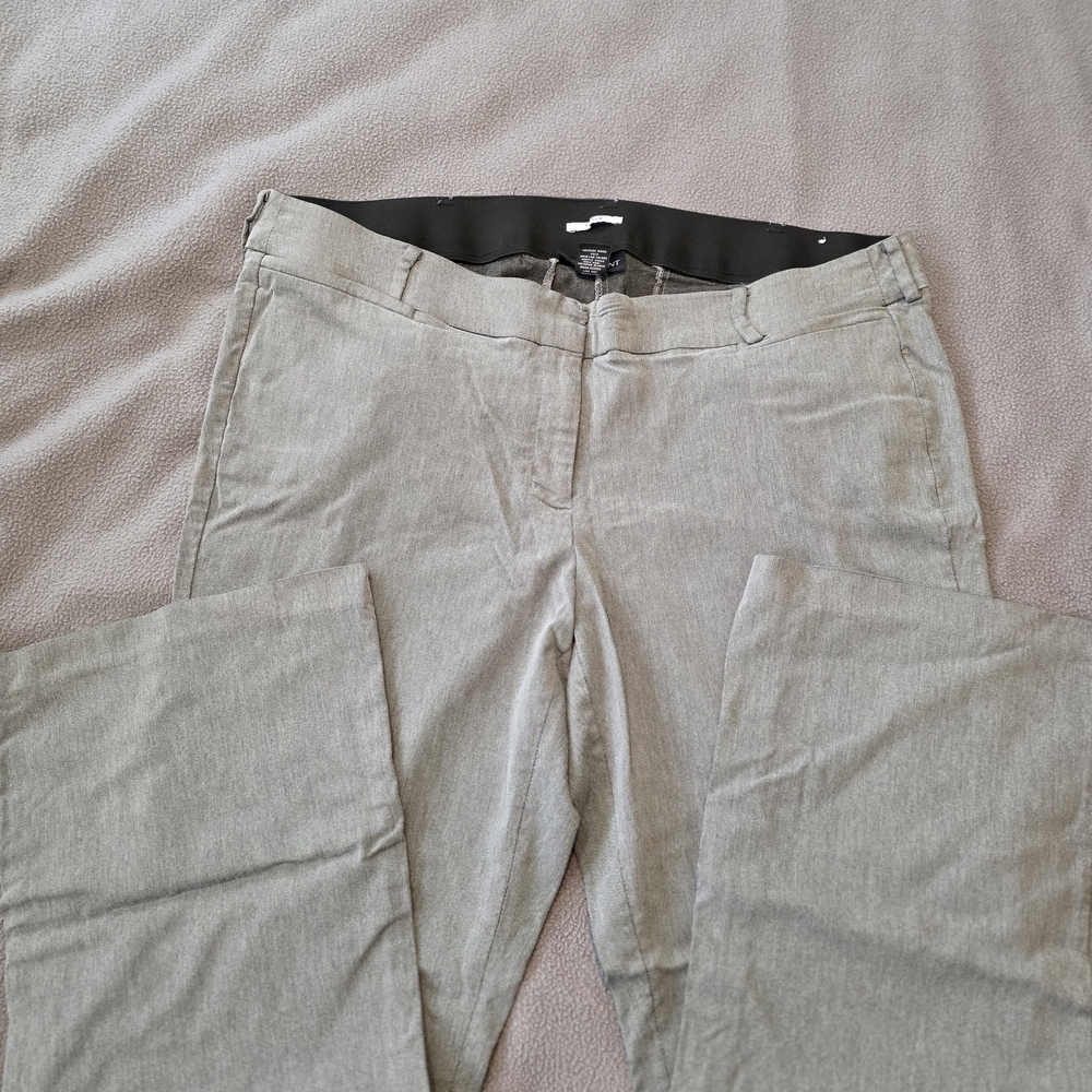 Lane Bryant Gray Pull-On Dress Pants